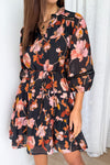 Black Blush Floral