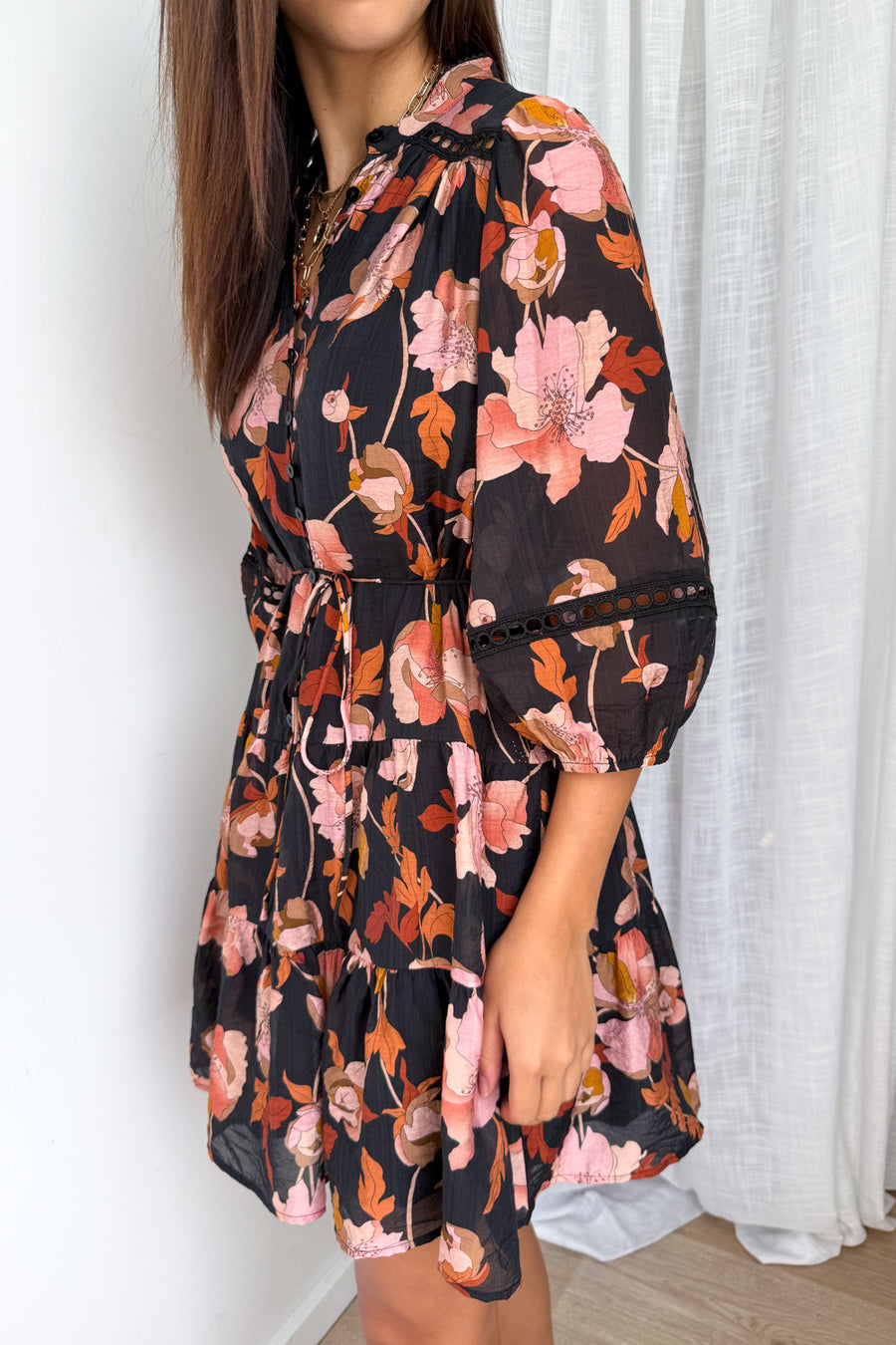 Black Blush Floral