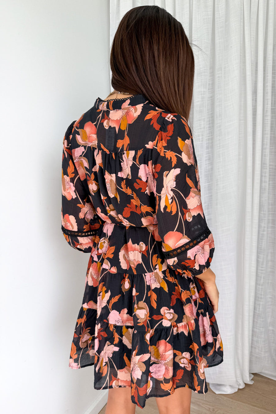 Black Blush Floral