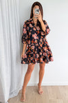Black Blush Floral