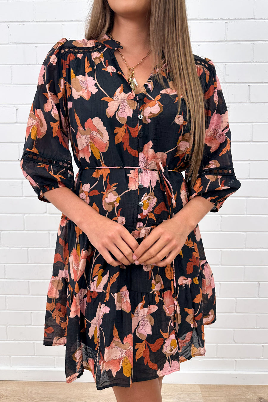 Black Blush Floral