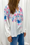 Blue Pink Floral