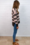 Peach Chocolate Stripe
