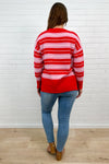 Red Pink Stripe