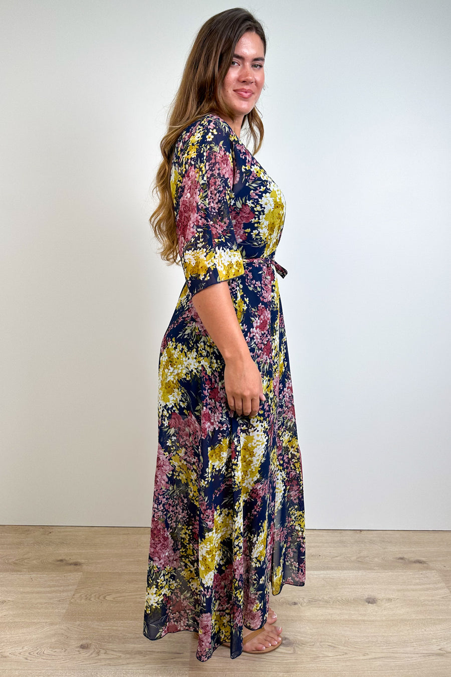 Navy Floral