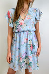 Light Blue Floral