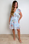 Light Blue Floral