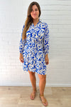 Blue White