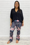 Black Pink Floral