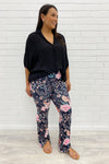 Black Pink Floral