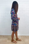 Navy Floral