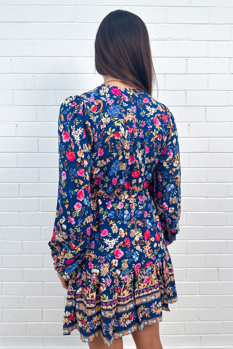 Navy Floral