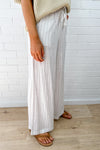 White Pinstripe