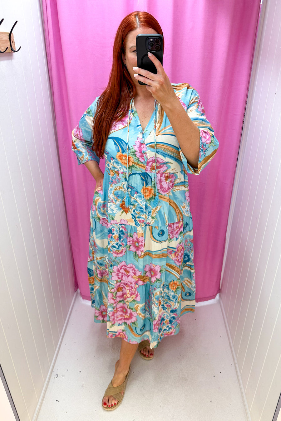 Sky Blue Floral