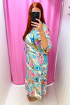 Sky Blue Floral