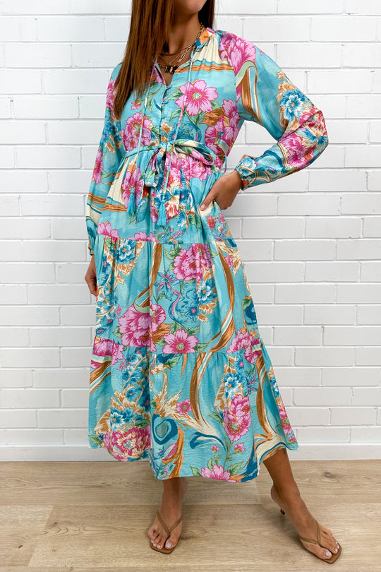 Sky Blue Floral: kym