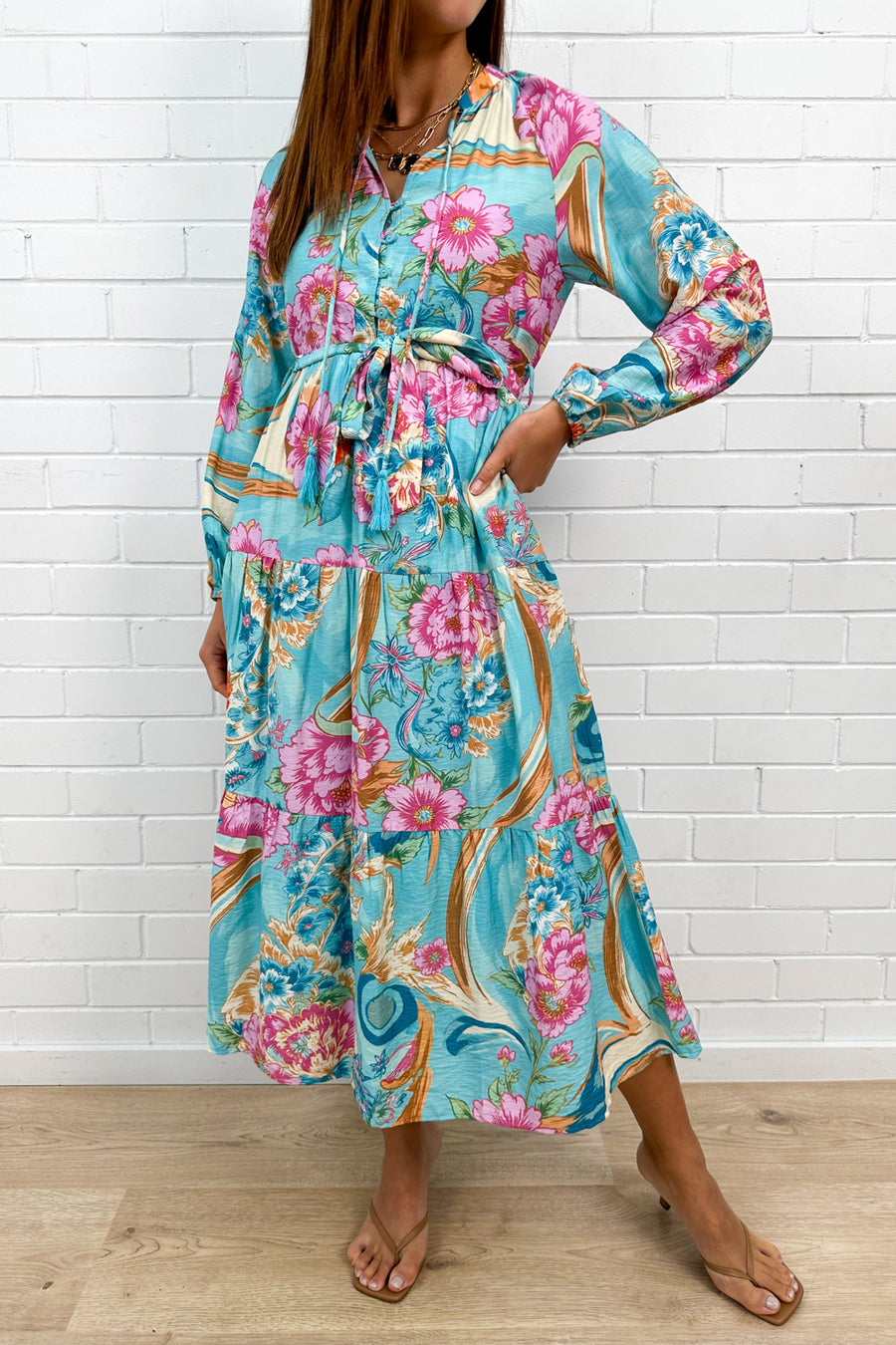 Sky Blue Floral