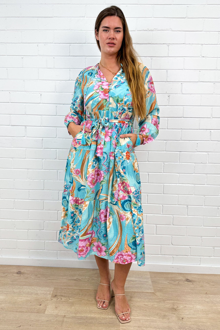 Sky Blue Floral