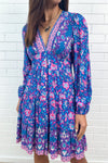 Blue Pink Paisley
