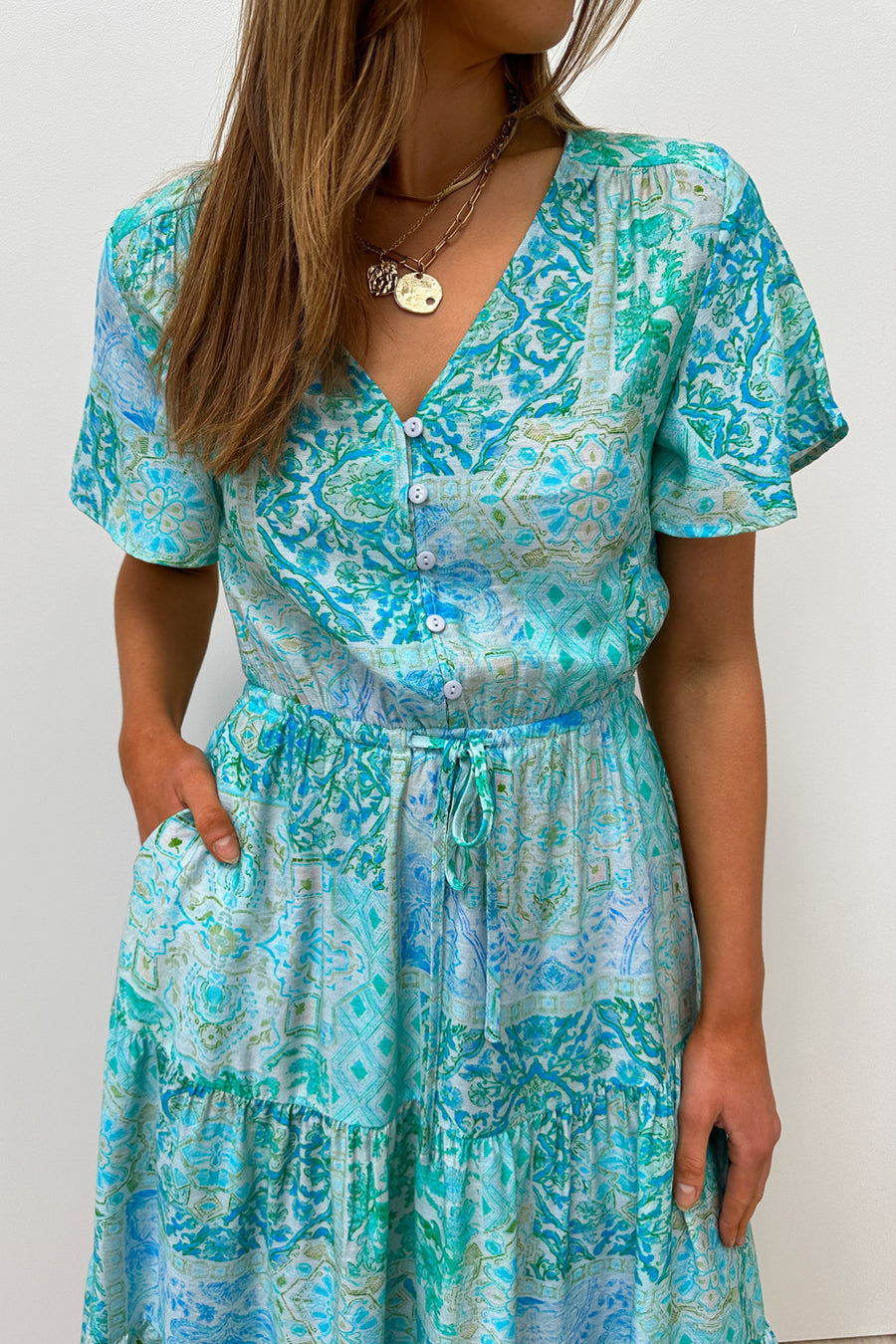 Green Blue Paisley
