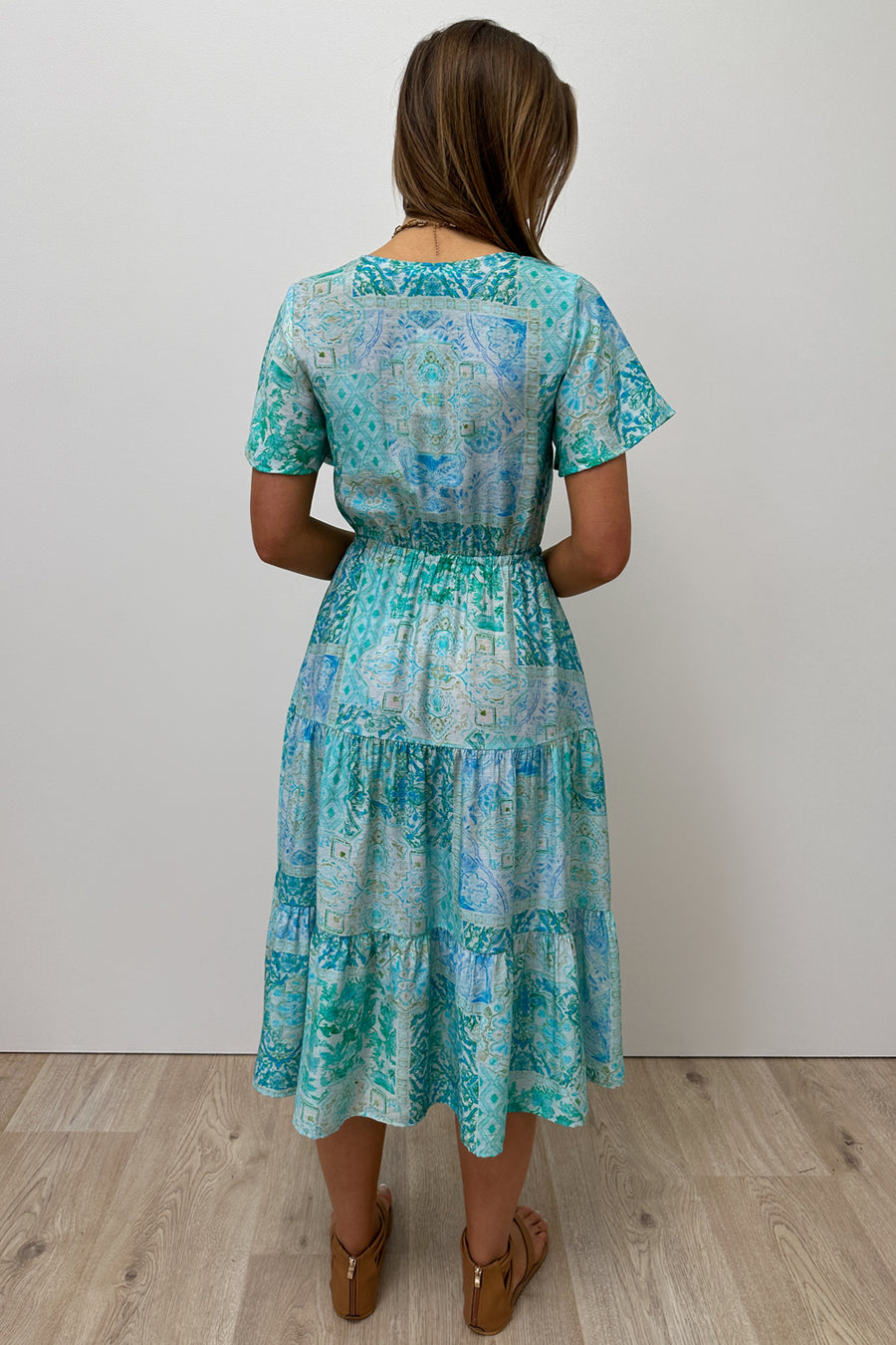 Green Blue Paisley