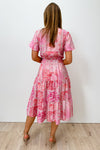 Pink Red Paisley