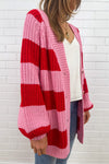 Pink Red Stripe