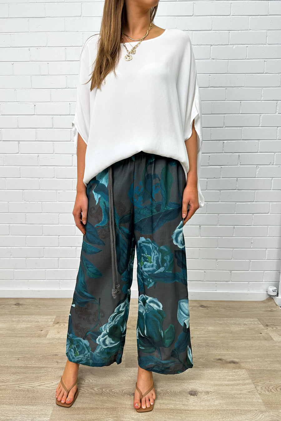 Teal Print