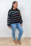 Black Multi Stripe