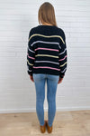 Black Multi Stripe