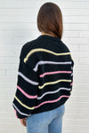 Black Multi Stripe