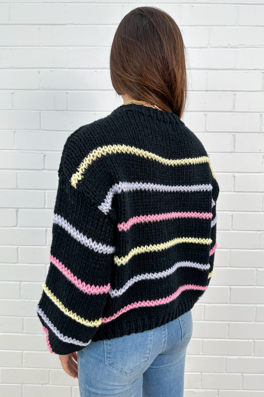 Black Multi Stripe