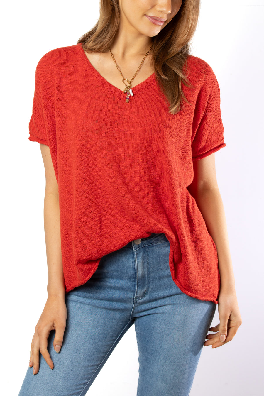 Hunter Knitted Top - Rust