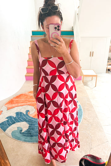 Pink Red Print: shelley