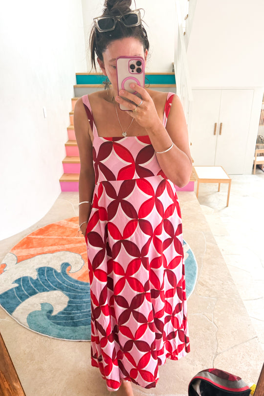 Pink Red Print: shelley