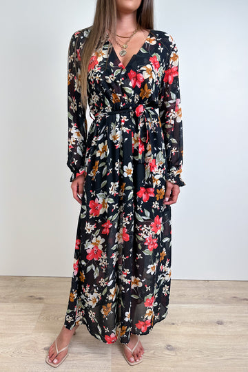 Black Floral: taylor