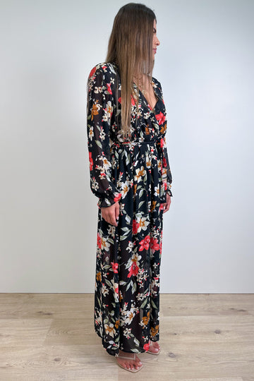 Black Floral: taylor