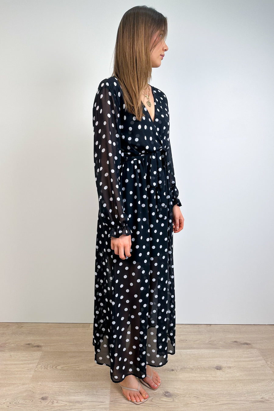 Black Polka Dot
