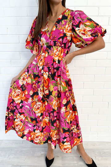 Pink Orange Floral: kym