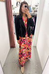 Pink Orange Floral