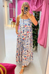 Blue Multi Print