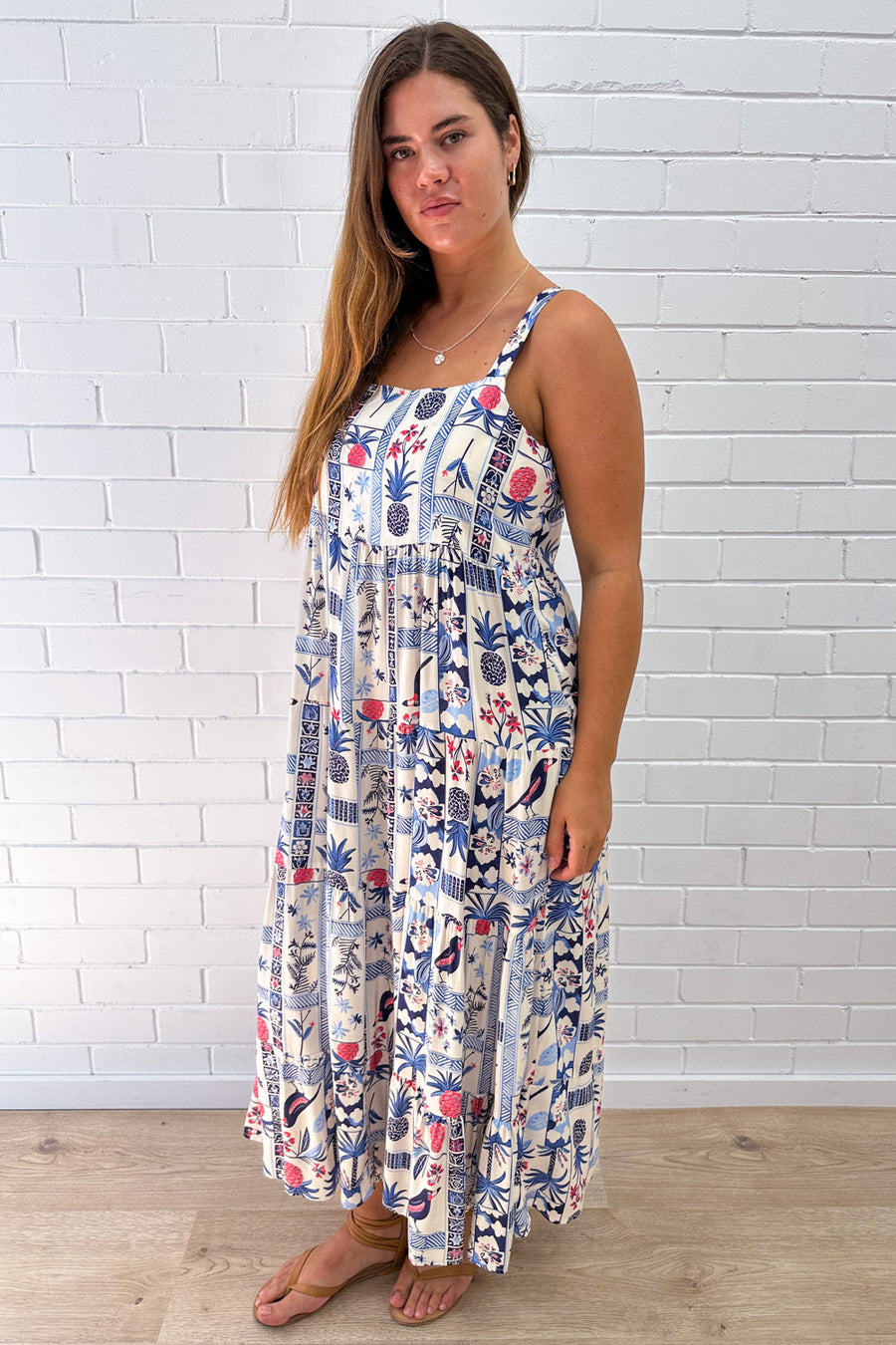 Blue Multi Print