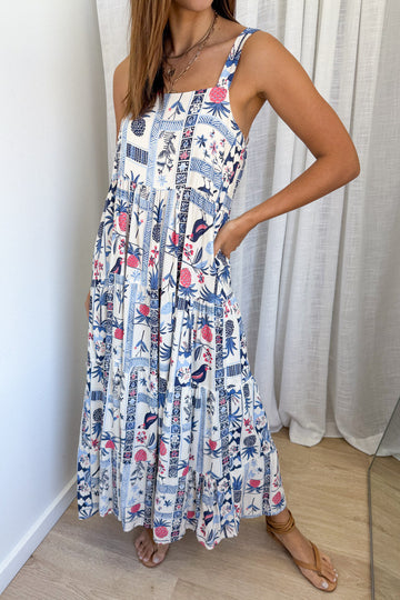 Blue Multi Print: kym