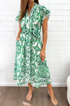 Green White Tile