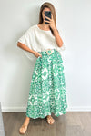 Green White Tile