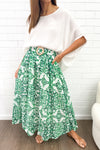 Green White Tile