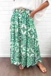 Green White Tile