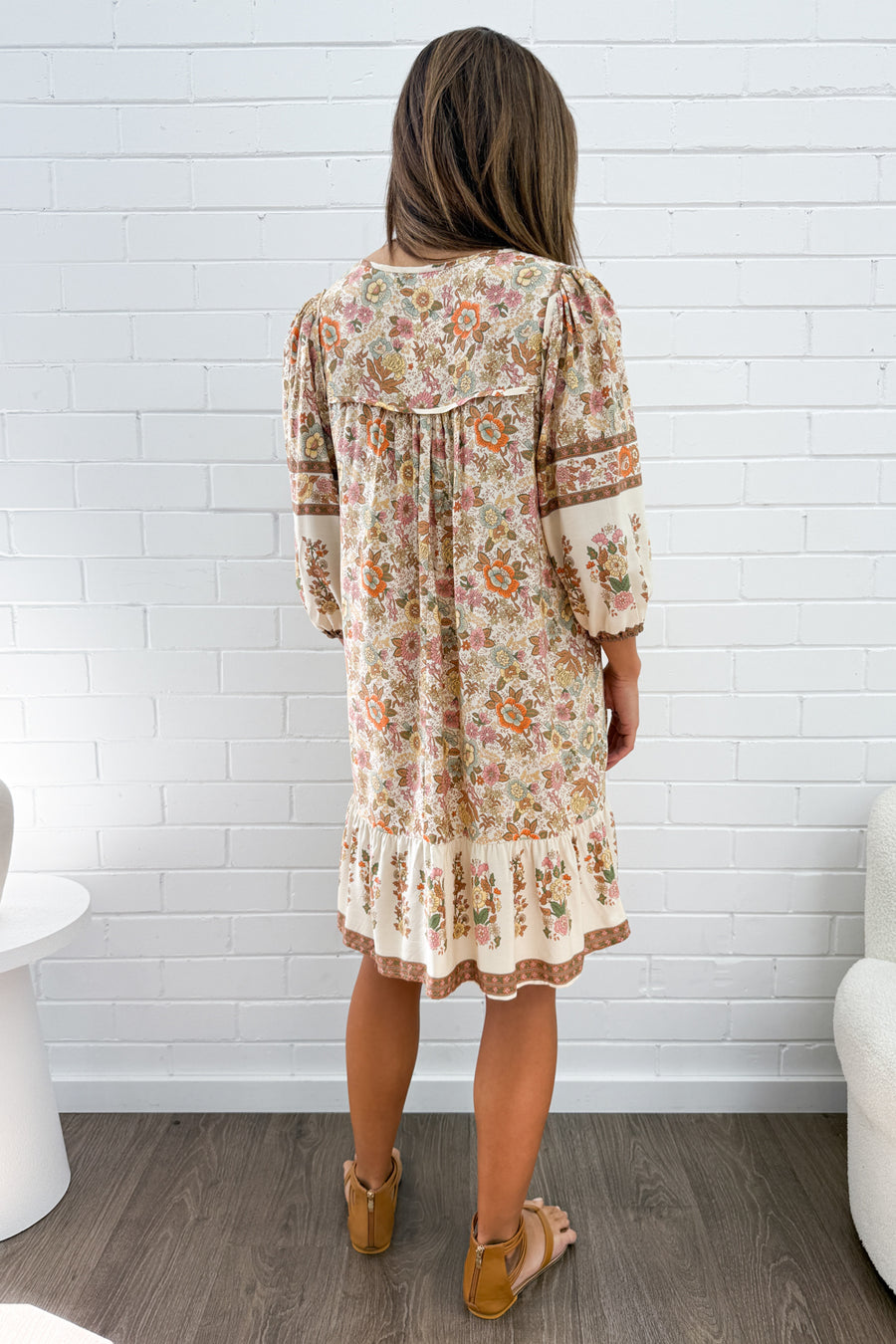 Cream Floral Multi