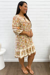Cream Floral Multi