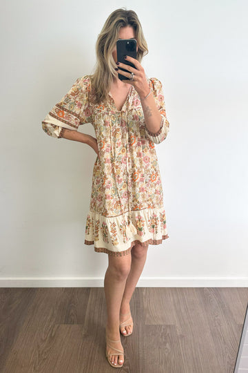 Cream Floral Multi: izzy